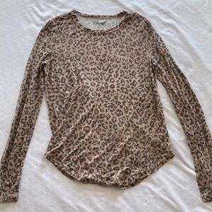 Long Sleeve Leopard Print Shirt